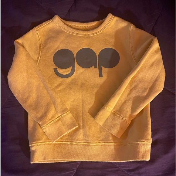 Baby Gap Yellow Crew Neck Sweatshirt Size 4T - Picture 1 of 4